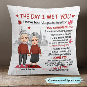 My Missing Piece - Personalized Pillow - Anniversary, Valentine, Christmas, New Year Gift For Couple, Husband, Wife, Lover, Boyfriend, Girlfriend