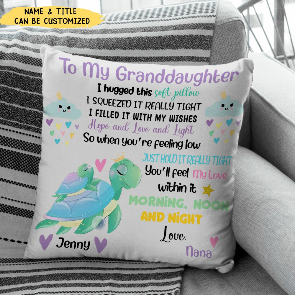To My Daughter Granddaughter StepDaughter GodDaughter Niece Pillow
