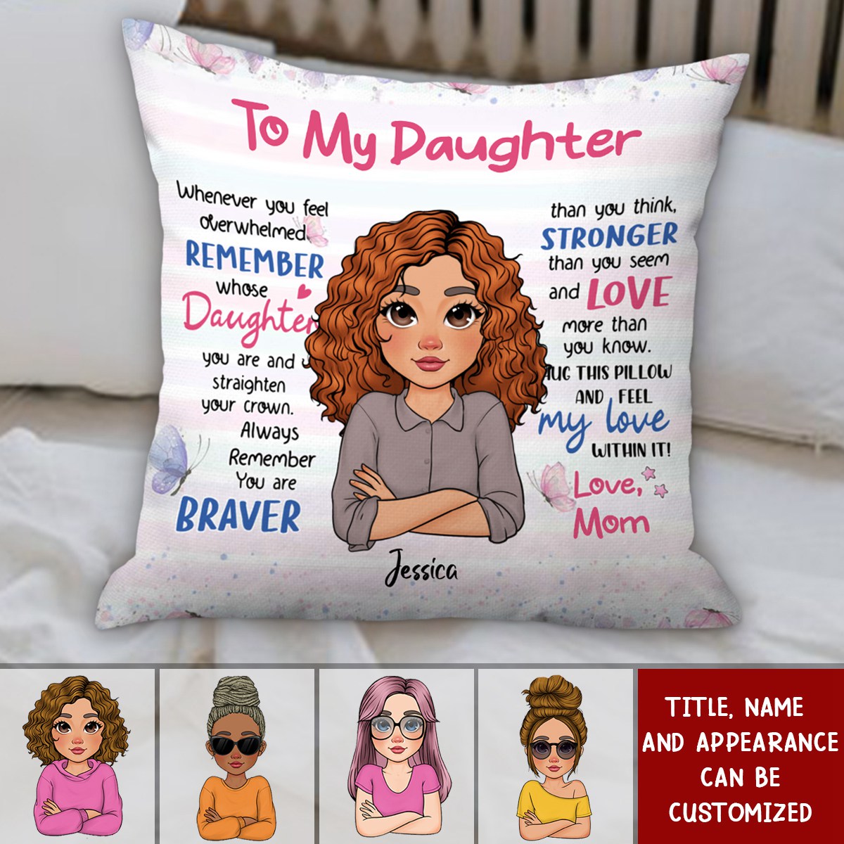 Gift For Granddaughter Daughter Loved More Than You Know Pillow