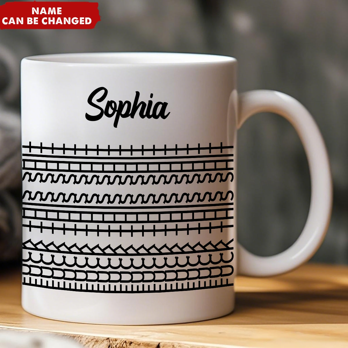 Funny Hidden Swear Message Personalized Mug - Office Humor Gift For Work Friend Bestie