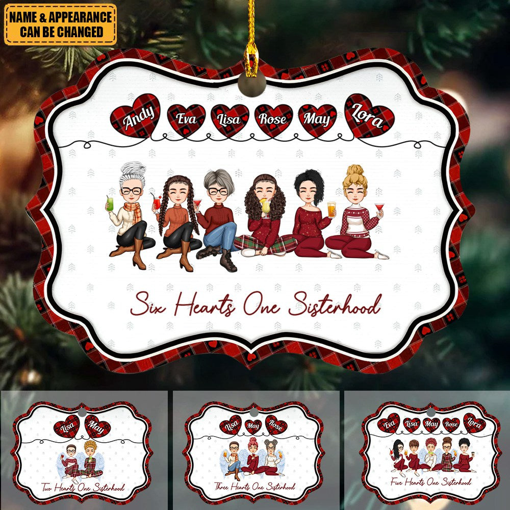 Be Everlasting Sisterhood- Personalized Aluminum Ornament