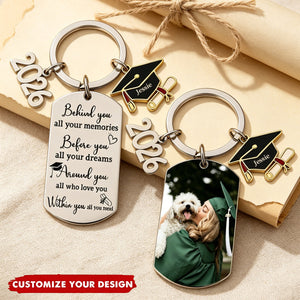 Class Of 2026 Graduation - Personalized Graduation Keychain With Photo