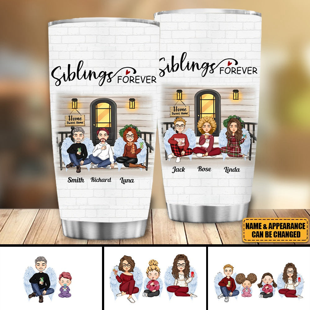 Sister Forever - Personalized Tumbler Cup