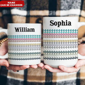 Hidden Swear Message Funny Personalized Mug - Office Gift For Work Bestie Friend