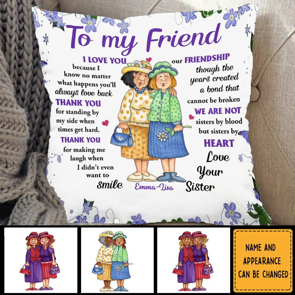 Gift For Friends I Love You Pillow