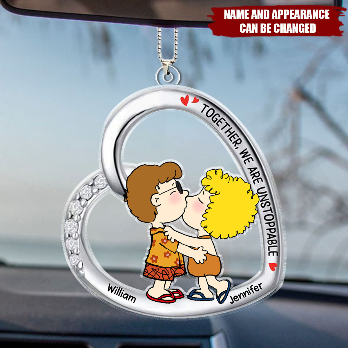 Personalized Gifts For Couple Ornament Together We're Unstoppable
