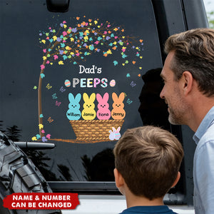 Custom Family Bunny Easter Car Window Decal Sticker Family Gift