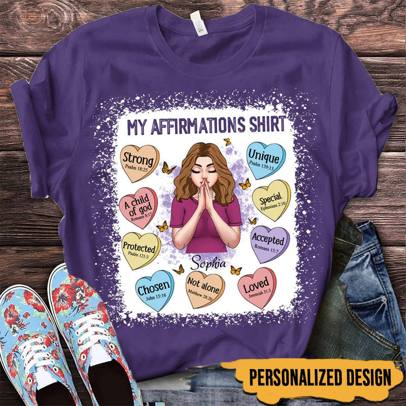 Personalized My Affirmations Shirt