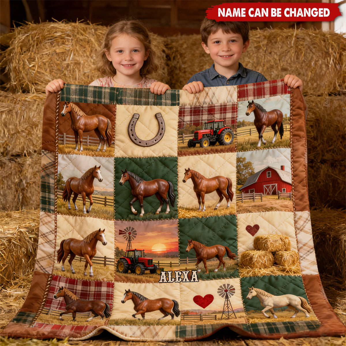 Horse Ranch - Personalized Horse Blanket