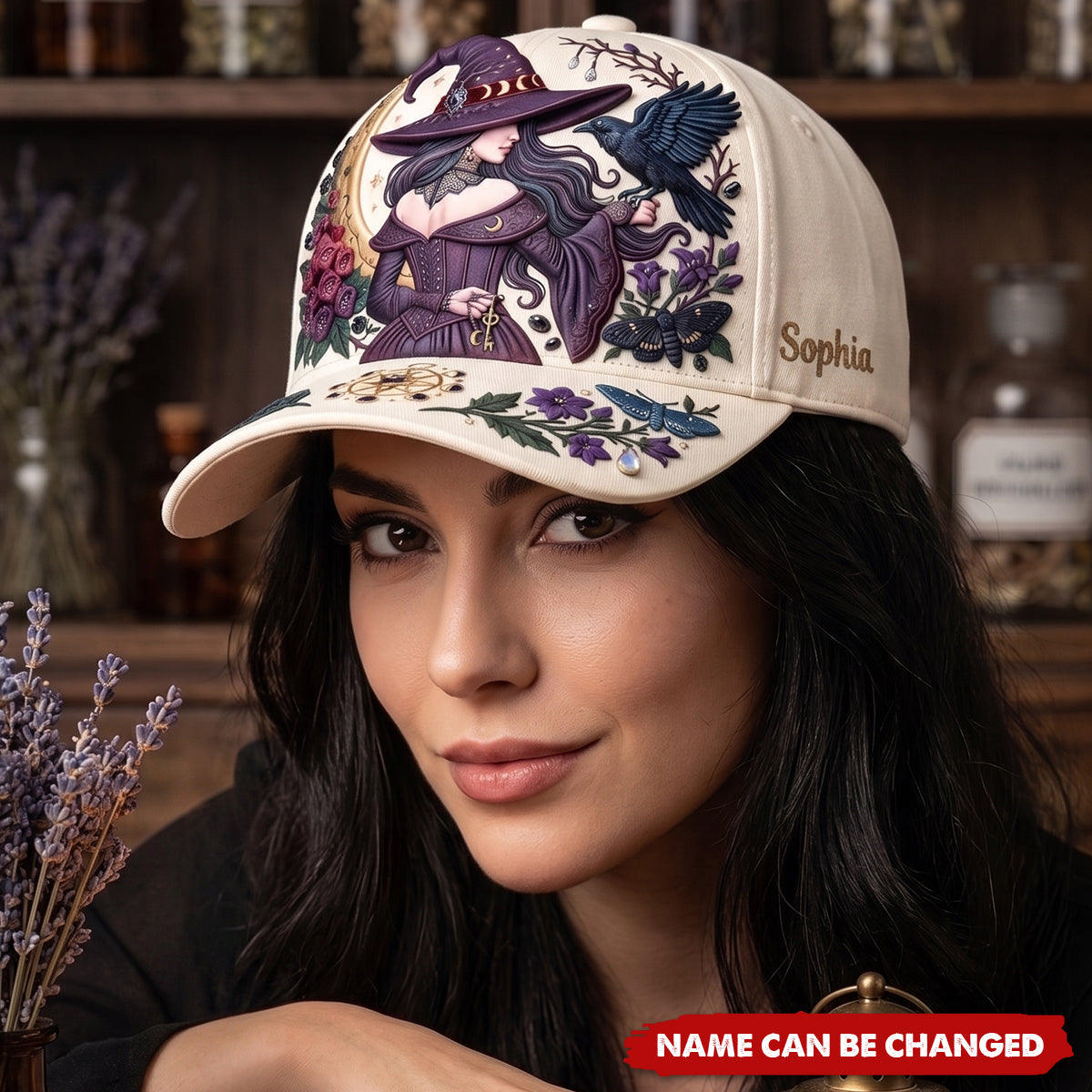 Enchanted Witch Personalized Classic Cap -Gift For Friends,Sister,Yourself