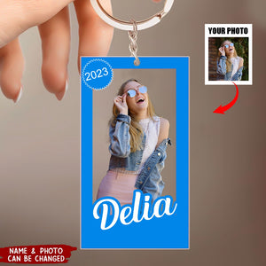 Personalized Keychain - Be A Main Character This Christmas - Custom From Your Photo