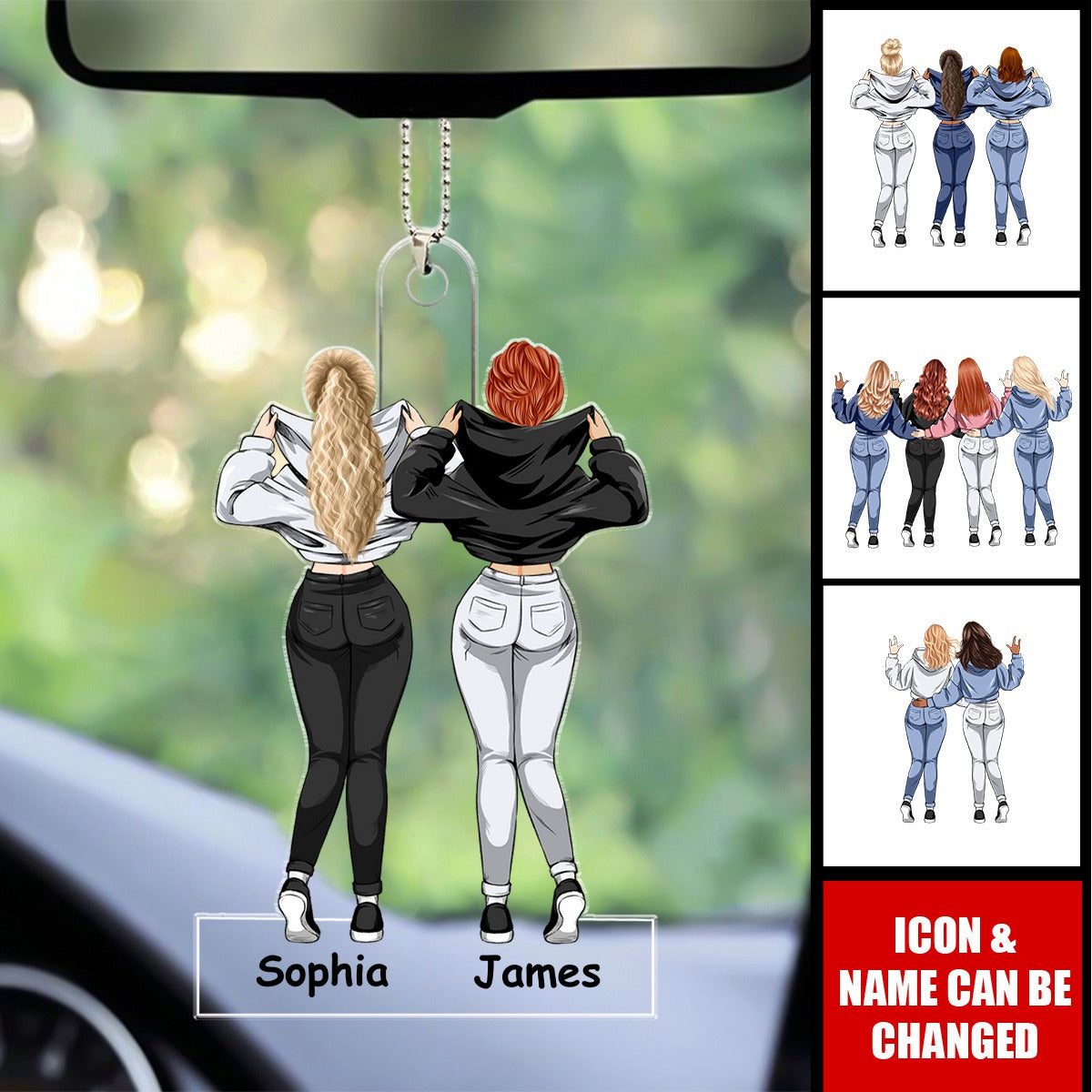 You Need A Friend, I'll Just Be Me - Personalized Acrylic Ornament