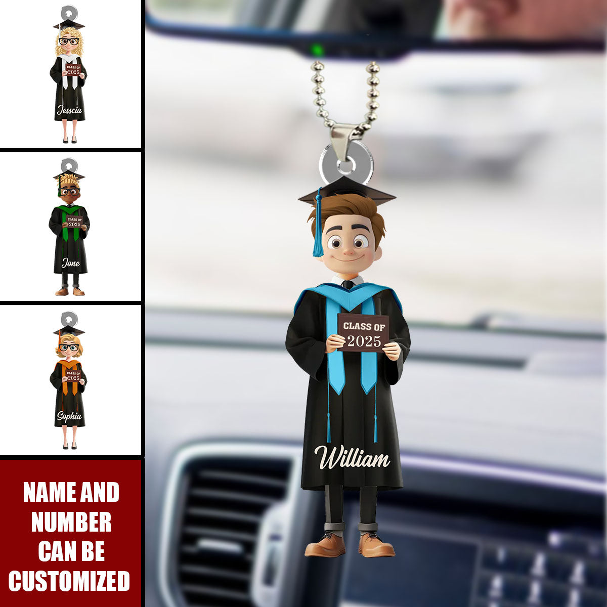 Happy Graduation My Friends - Personalized Custom Acrylic Ornament