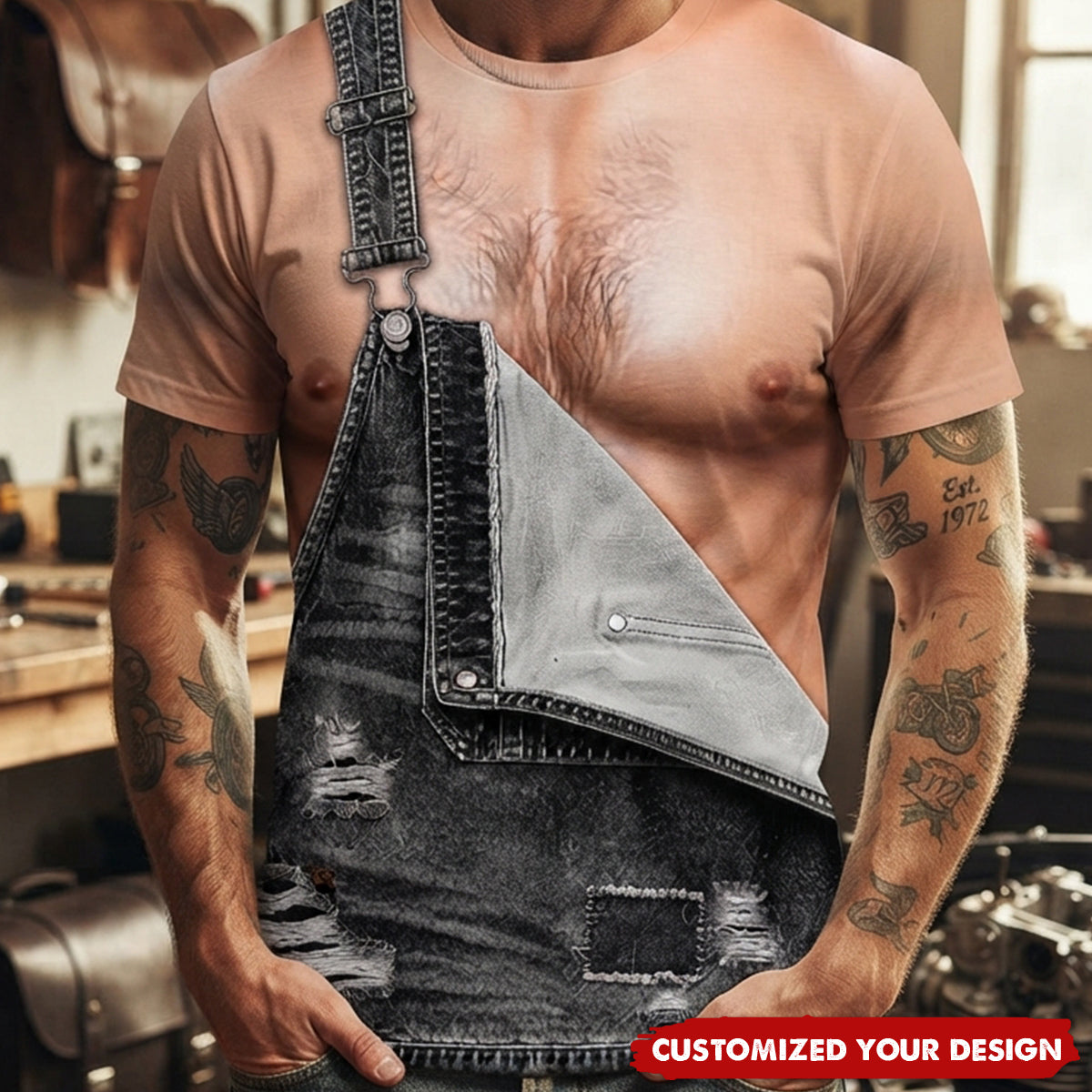 Custom Funny T-shirt - Personalized Birthday Gifts For Men - Confidence On Display