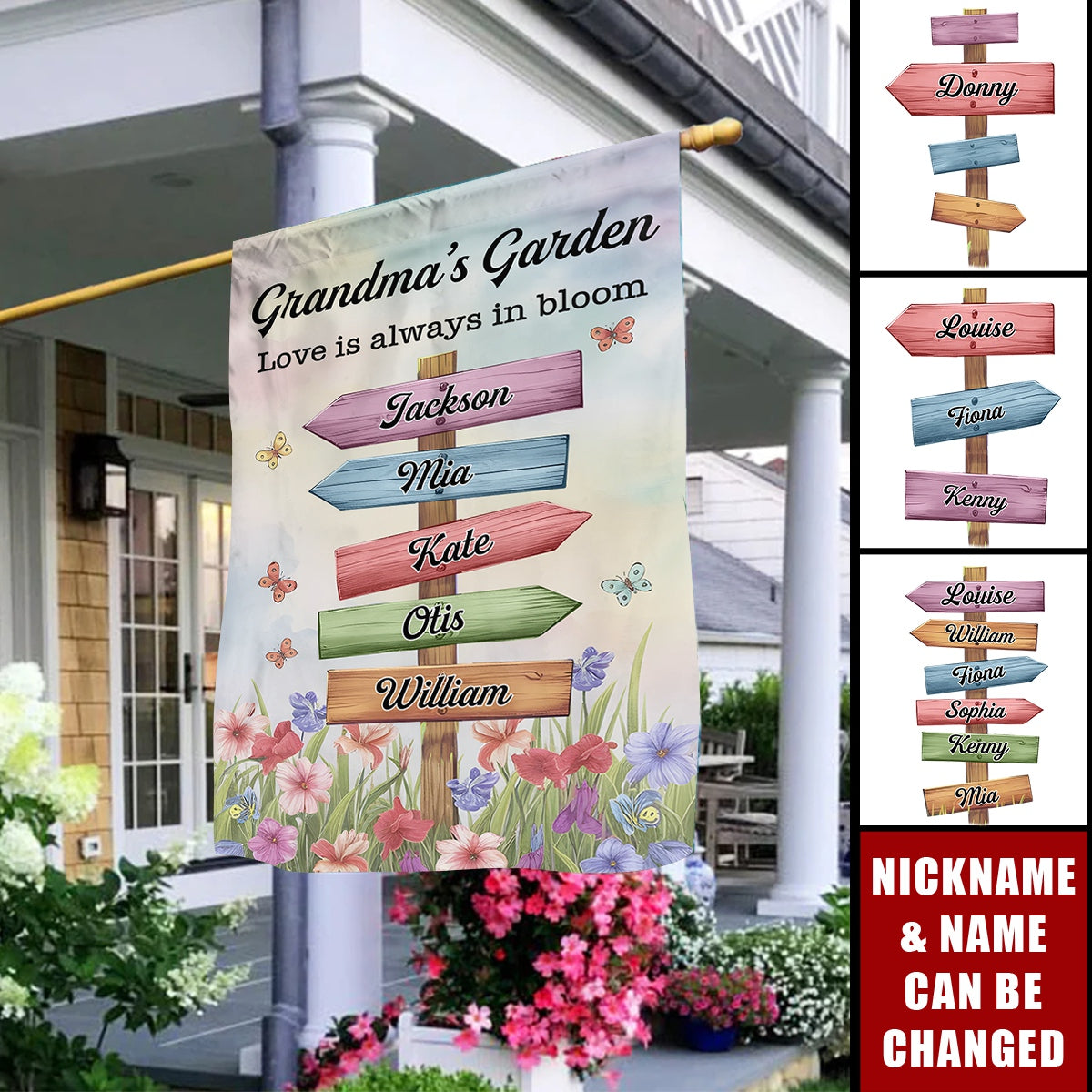 A Mother’s Love Is Endless - Family Personalized Flag