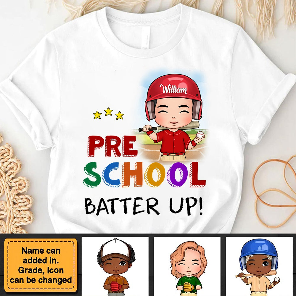 Gift For Son Grandson Batter Up Baseball Kid T-shirt
