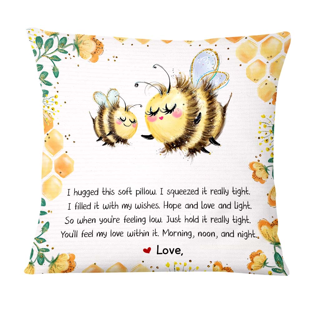 Gift For Granddaughter Bee Hug This Pillow