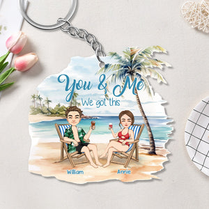 We Got This Summer Beach- Personalized Acrylic Keychain