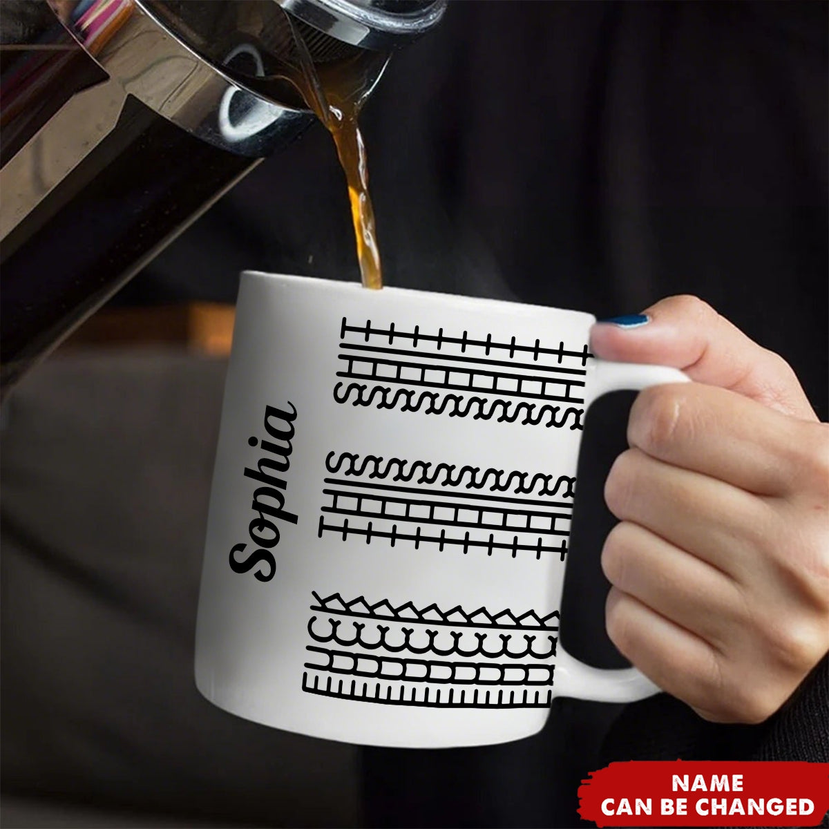 Hidden Swear Message Funny Personalized Coffee Mug