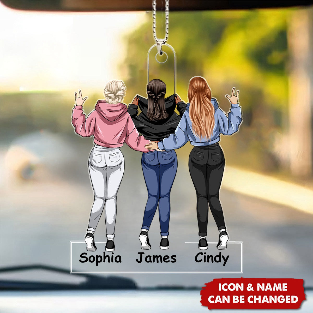 You Need A Friend, I'll Just Be Me - Personalized Acrylic Ornament