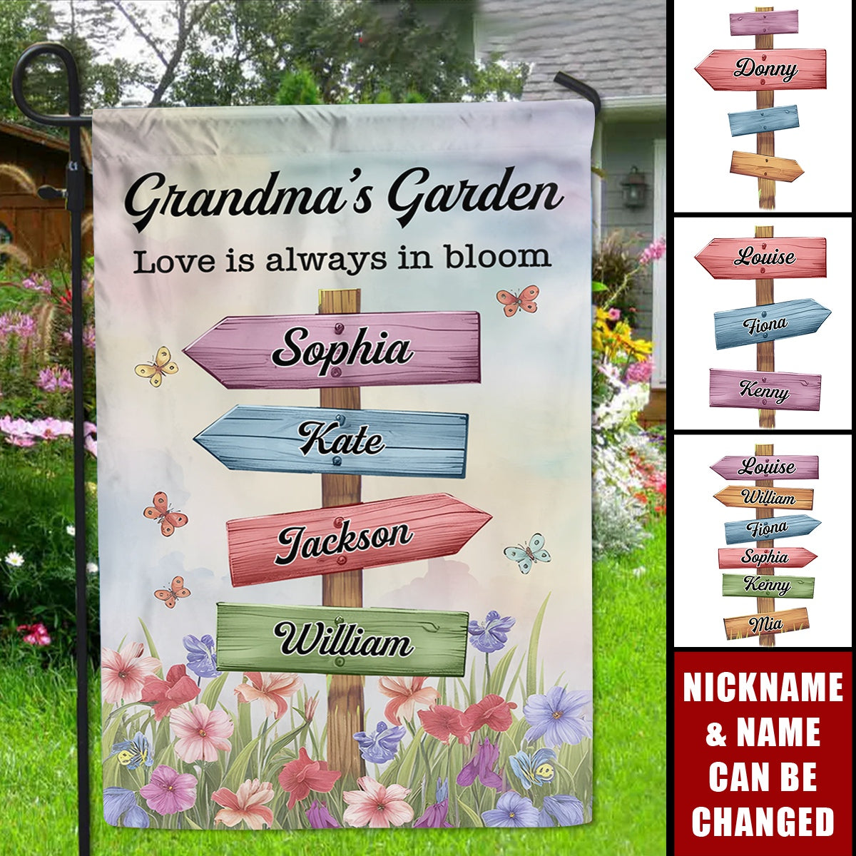 A Mother’s Love Is Endless - Family Personalized Flag