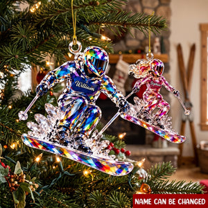 Ski Is My Heart – Personalized Acrylic Custom Shape Ornament
