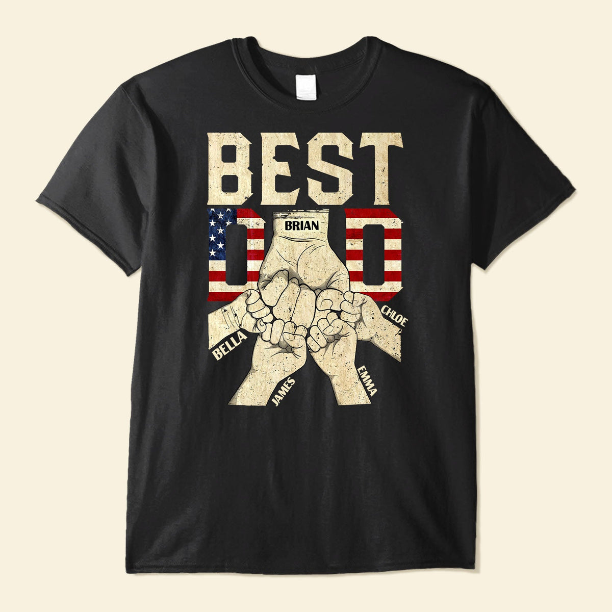 Best Dad - Personalized T-shirt