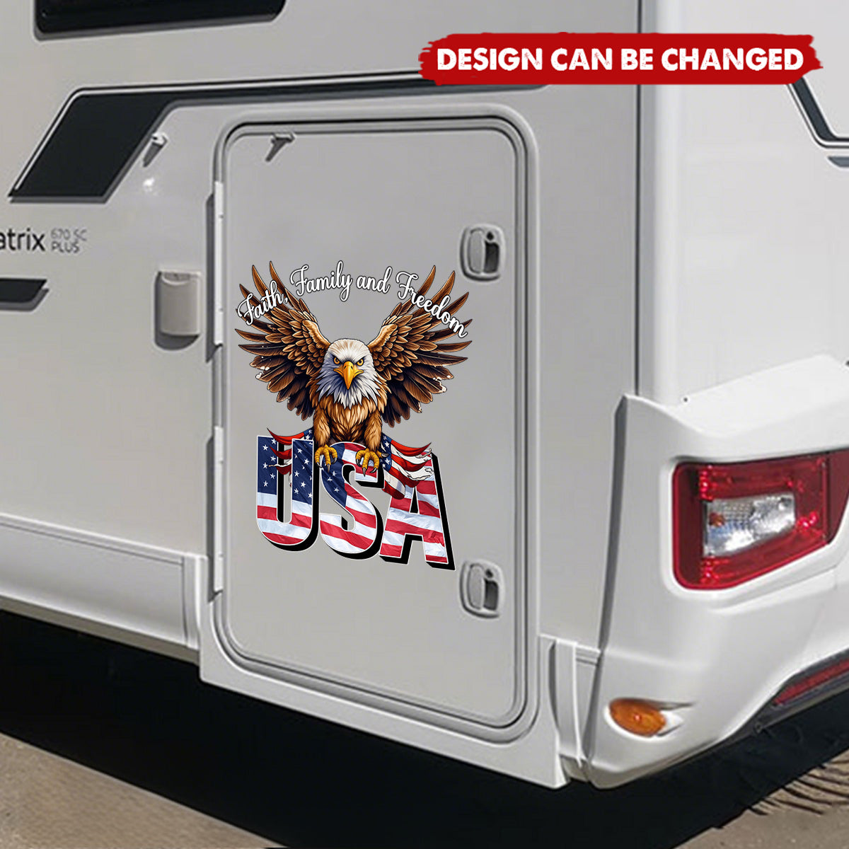 Faith Family Freedom Decal – Patriotic Car Sticker for America's 250th Year