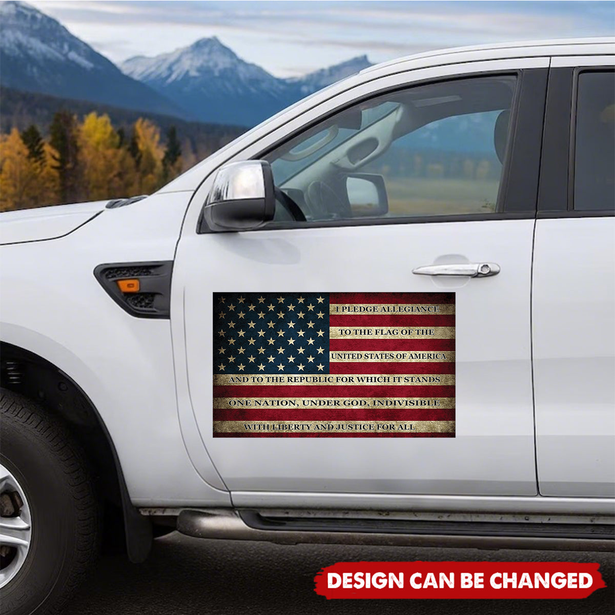 Patriotic American USA Flag – 250th Anniversary Tribute Window Car Decal