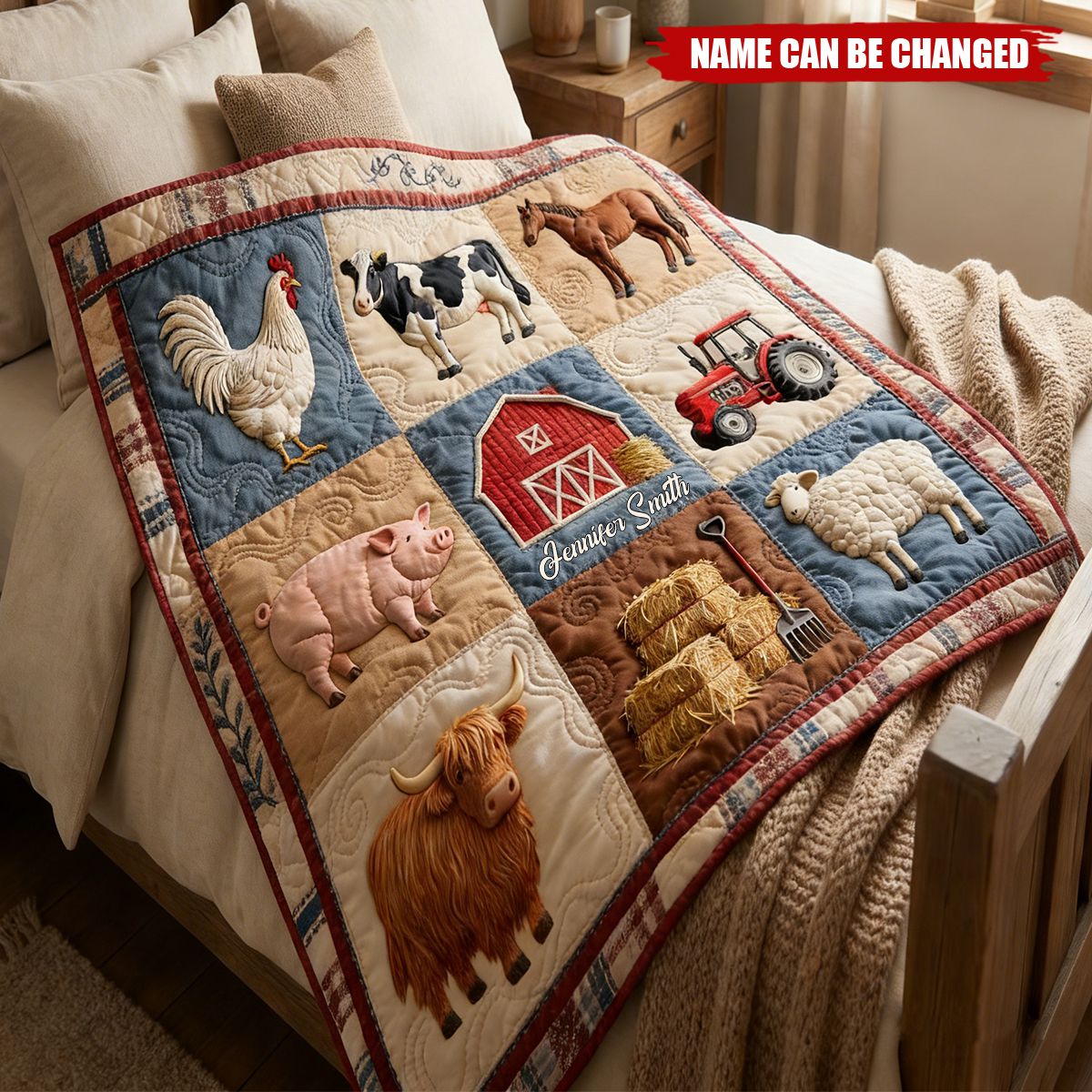 Farm Life - Personalized Farmer Blanket