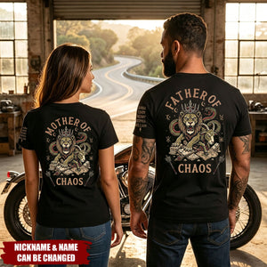 Father's Day Gift, Father Of Chaos - Personalized Shirt