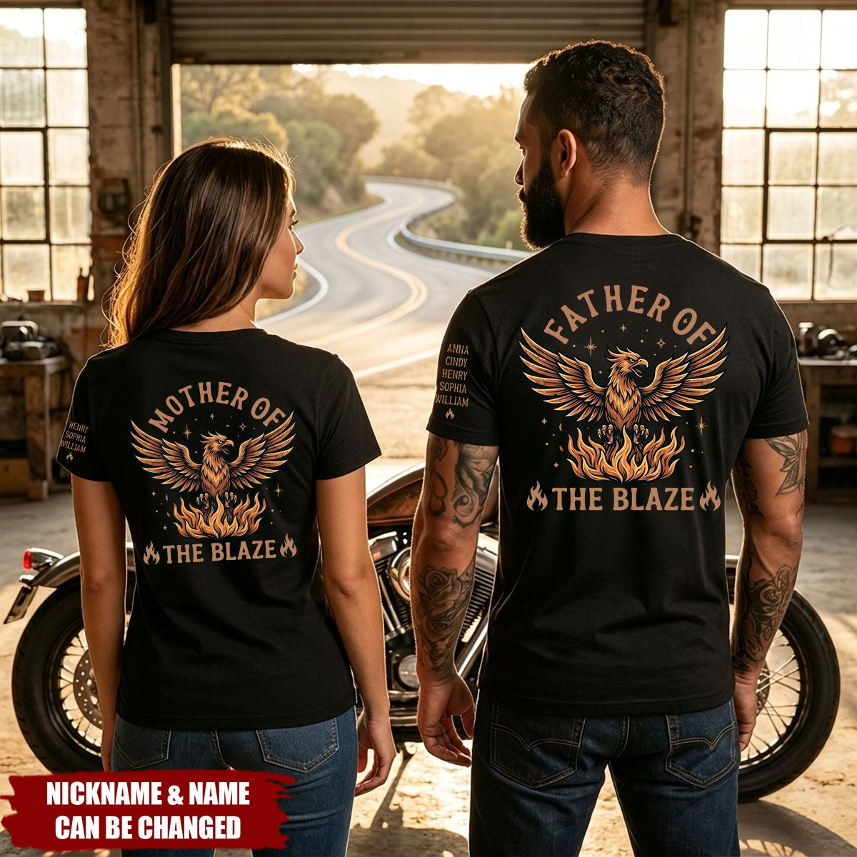 Father's Day Gift, Father Of The Blaze - Personalized Shirt