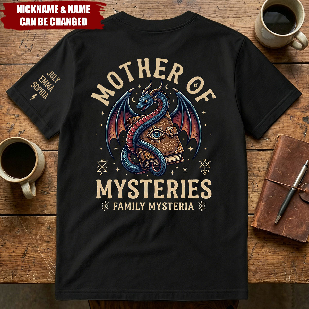 Father's Day Gift, Father of Mysteries, the Family Mysteria - Personalized Shirt