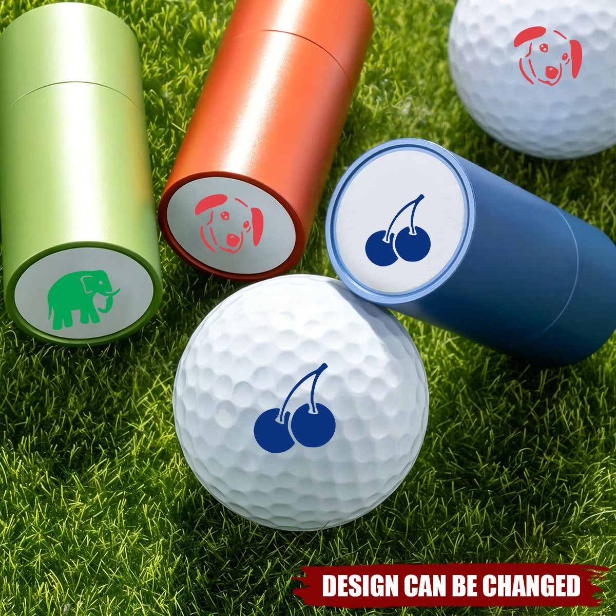 Personalized Logo Portrait Icon Golf Ball Stamp - Birthday Christmas Father's Day Gift for Golf Lovers