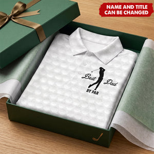 Custom Polo Shirt - Personalized Father's Day Birthday Golf Gifts For Dad, Grandpa - Born To Golf Forced To Work