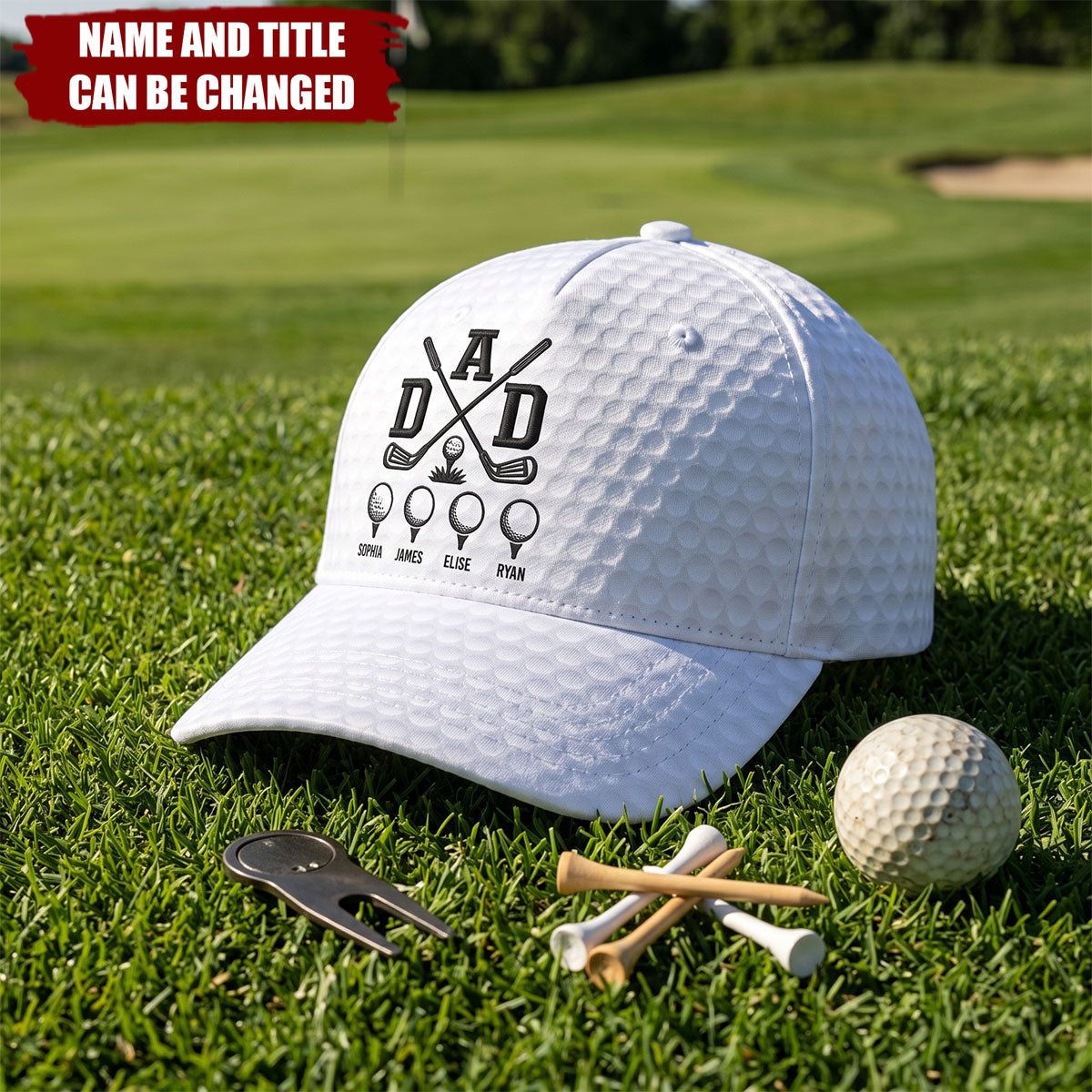 Custom Hat, All Over Print Classic Cap - Personalized Father's Day Birthday Golf Gifts For Dad, Grandpa - Golf Is Always A Good Idea