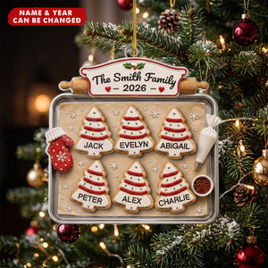 Custom Acrylic Ornament - Personalized Christmas Birthday Gifts For Mom, Dad, Brother, Sister - Joy Feels Like Family