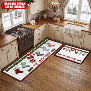 Christmas Together - Personalized Runner Rug