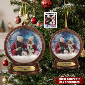Custom Photo Family Together Christmas Gifts - Personalized Ornament