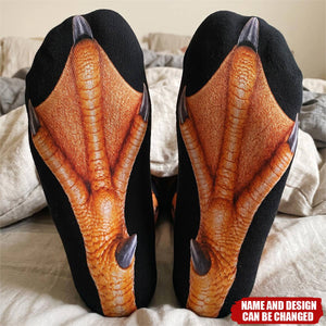 Funny Gag Gift For Hunters - Personalized Animal Paw Illusion Socks