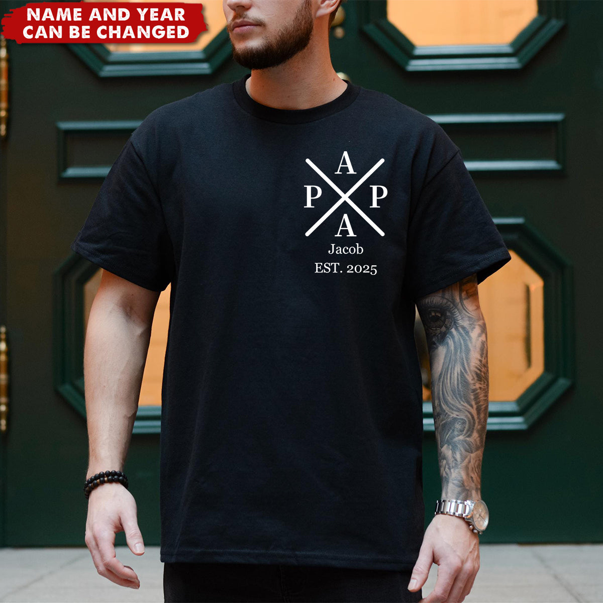 Fatherhood Markers - Personalized Dad Shirt- Father's Day, Gift For Dad