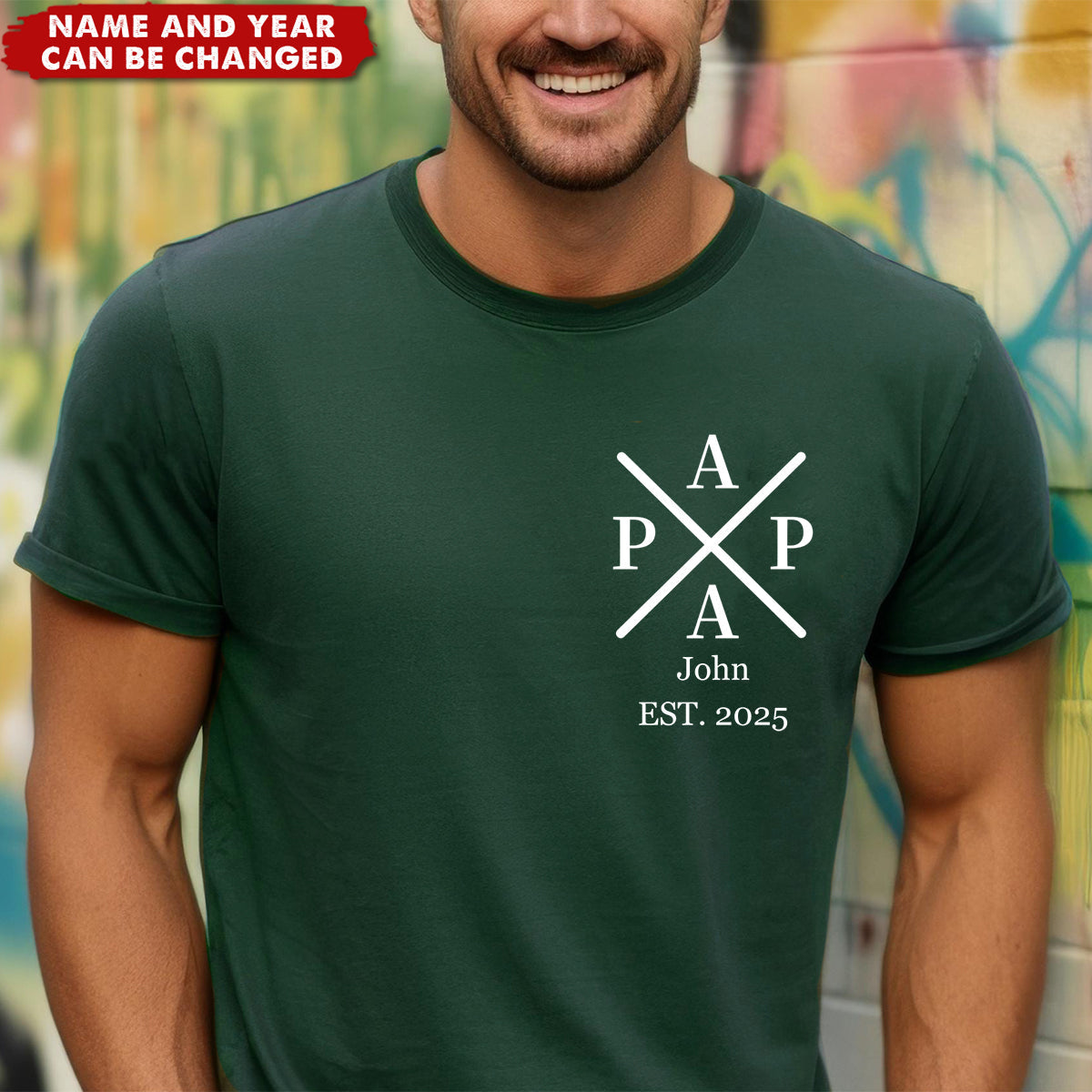 Fatherhood Markers - Personalized Dad Shirt- Father's Day, Gift For Dad