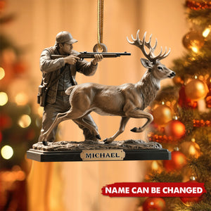 Love Hunting - Personalized Christmas Acrylic Ornament