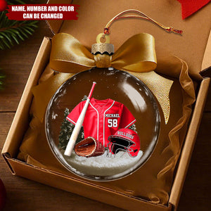 Baseball Uniform - Personalized Christmas Acrylic Ornament