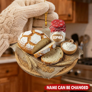 Sourdough Bread - Personalized Christmas Acrylic Ornament