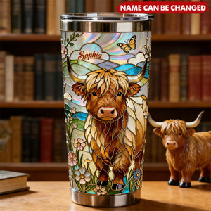 Love Highland Cows - Personalized Highland Cow Tumbler