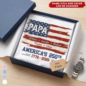 Built On Freedom - Personalized Shirt For Dad, Grandpa