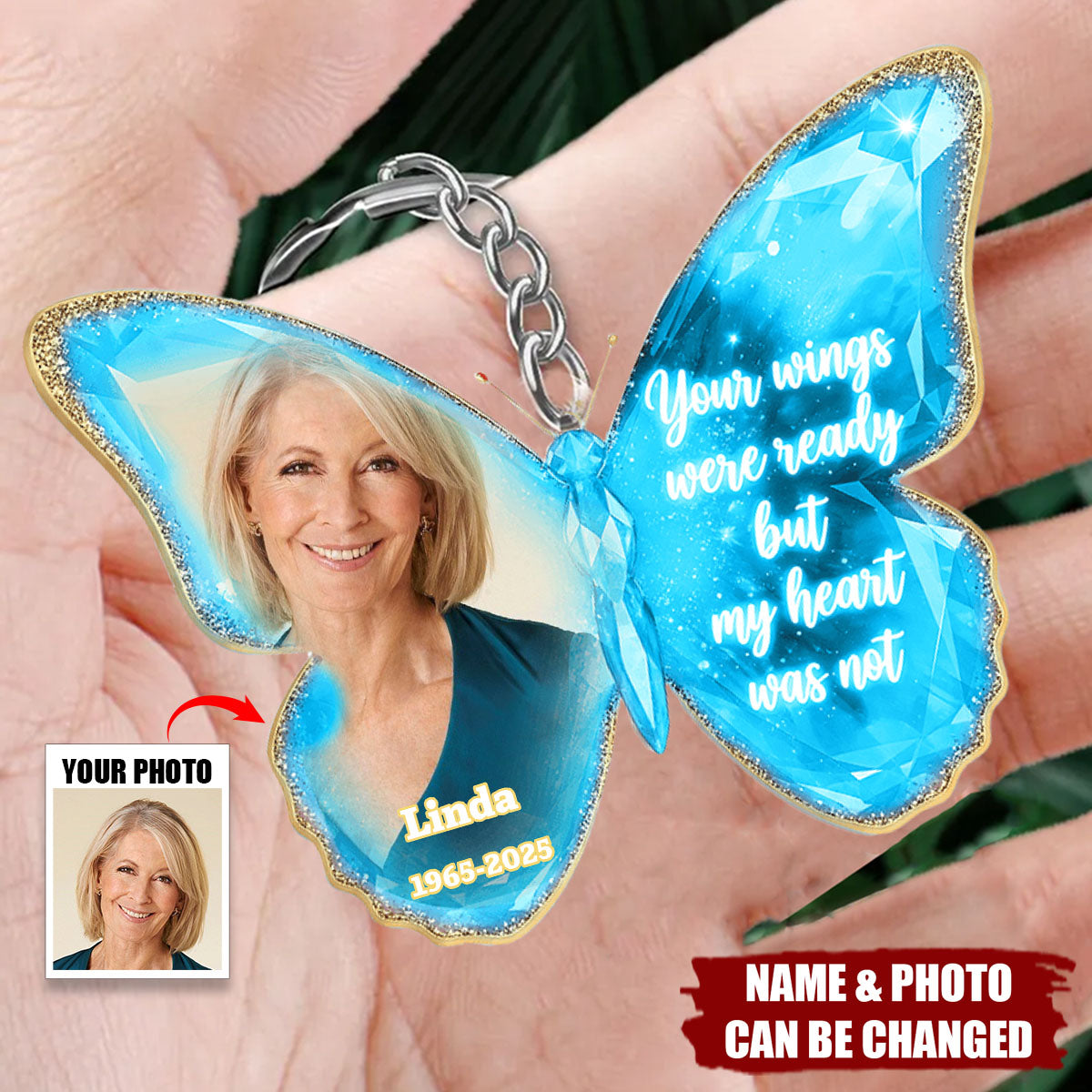 Memorial Keychain - Custom Photo Gifts For Loved Ones