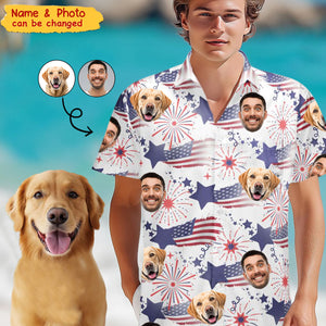 Family Cute Face - Personalized Photo Hawaiian Shirt