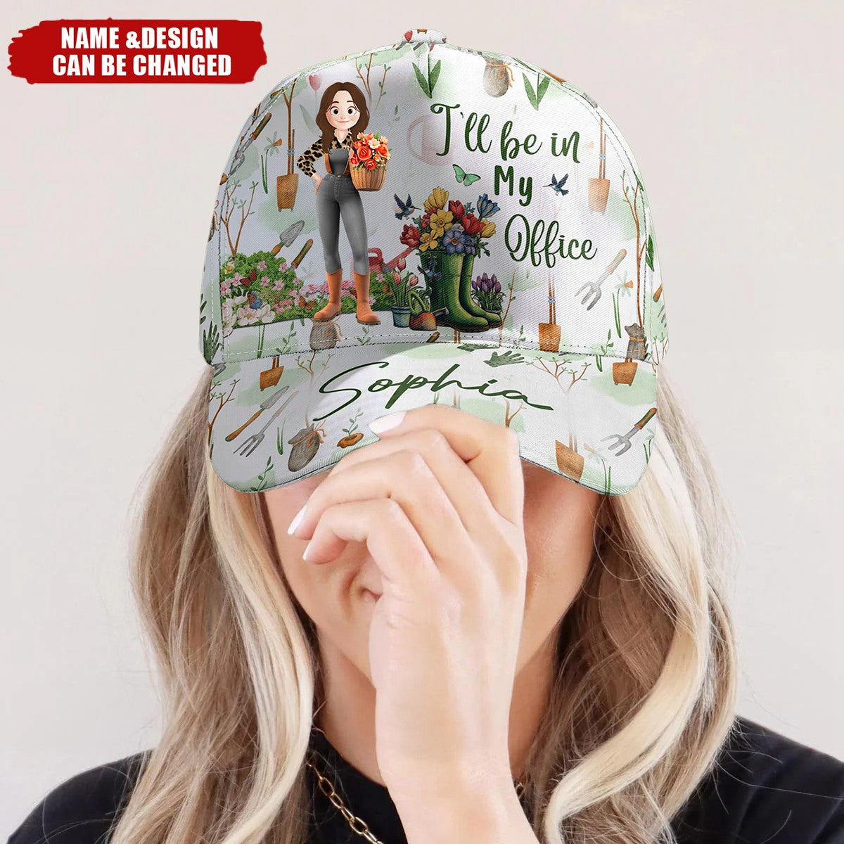 I'll Be In My Office Cartoon Version - Personalized Classic Cap